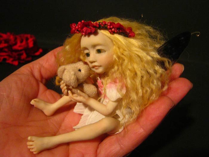Mini Fairy Eloise and Teddy Bear